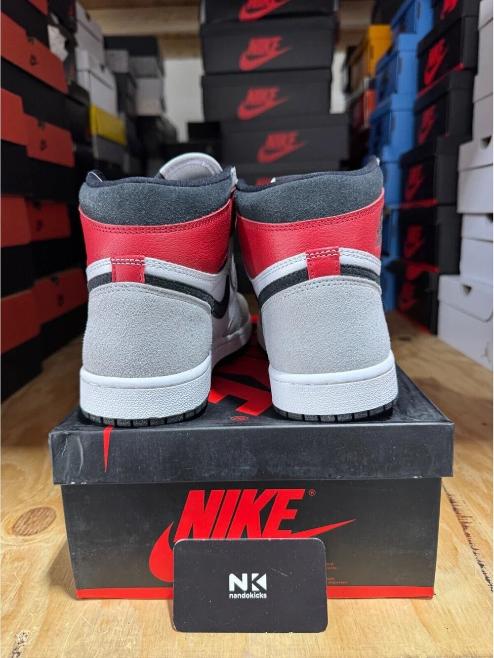 Air Jordan 1 Retro High OG 'Smoke Grey' 555088-126 BRAND NEW MENS SIZE 10